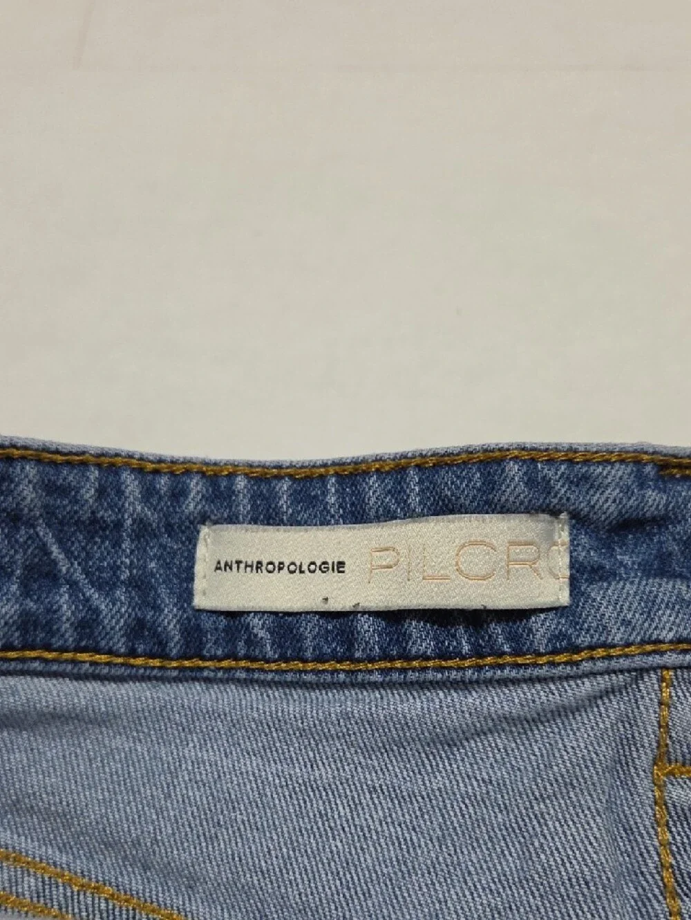 Anthropologie Light Wash Distressed Denim Cutoff Shorts - Picture 5 of 8